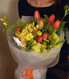 全国包邮郁金香洋牡丹康乃馨花束送领导长辈母亲北京同城鲜花速递-淘宝网