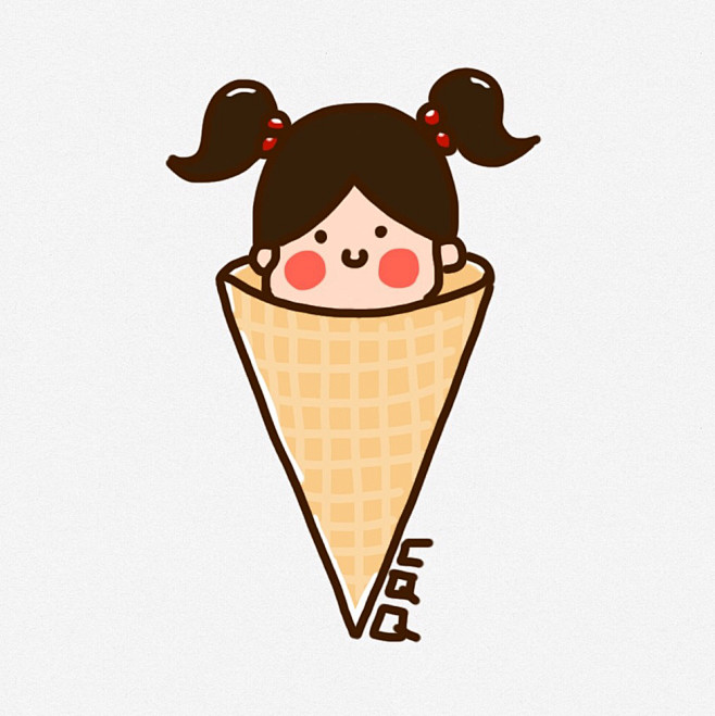 q版简笔画头像陈圈圈小头像新浪微博陈圈圈微信公众号陈圈圈