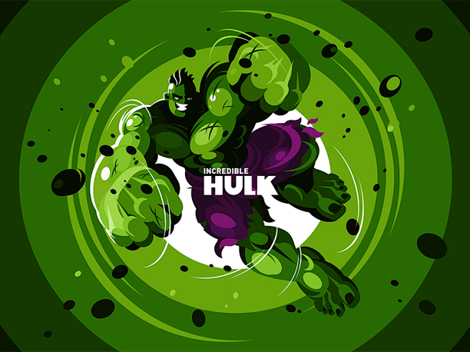 The Hulk design man ...