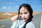 风的呼吸 - 少女, 24-70, 小清新, 佳能, 青海, 青海湖, 旅拍, 色彩, 公路, 美女 - Fenrir与白鹰 - 图虫摄影网