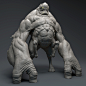 ArtStation - Gorilla, Mark Blueman 2