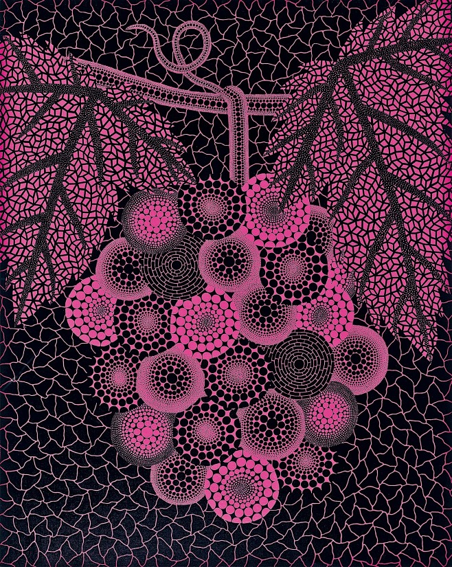 shay1995从qian-li转采于2018-11-12 14:09:25草间弥生的画 (4)插画