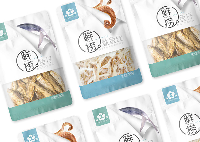 思羿策划【鲜捞】海产品包装设计-古田路9号-品牌创意/版权保护平台