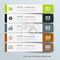 infographic label tab template #其他#