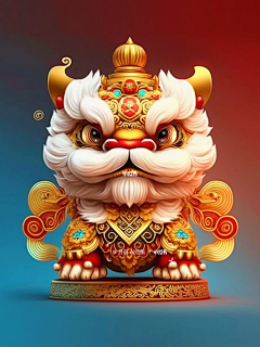 万里牵豬侠采集到唐狮