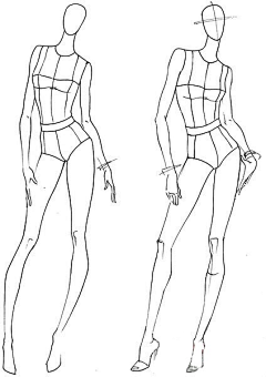 BIU鱼采集到服装画