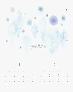 韩国插画_台历_日历_插画_风光_风景_清新_Yestone邑石网_高品质的版权图片及商业...
