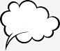 对话框卡通云朵对话框免抠png素材_新图网ixintu.com