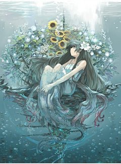 美人鱼唯美动漫图片手机壁纸