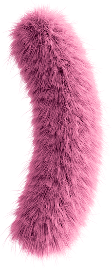 Pink 3D Fluffy Symbo...