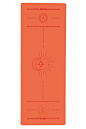 Sagittarius Fire Sign Yoga Mat in Glowing Coral : Our yoga mats have been specially designed to suit any yoga practice or fitness workout. Used correctly our mats are intended to elevate your practice or workout to new heights. Face the sun at the top of 