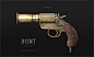 Hunt Showdown - Flaregun, Alexander Asmus : I had the pleasure to create this Flaregun for Hunt - Showdown. 
In our game this flare-pistol serves as a usefull tool to either lighten up larger areas or to set enemies on fire! 
I took care of the whole pipe