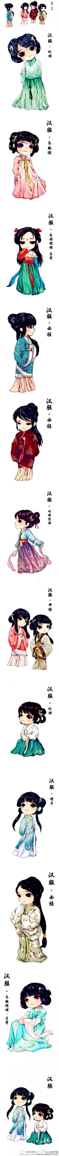 #中国风#哎呦~~汉服大集合~~你中意那一款呢