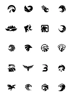 你知道鹰logo设计的价值吗？120个案例告诉你 - 小红书-花瓣网