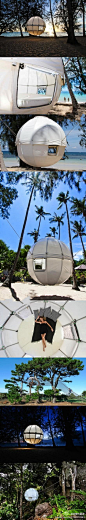 【旅游创意帐篷装备】带个蛋，露营去~（Cocoon Tree Tent）。