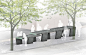 波士顿公共图书馆外街景观设计 Boston Public Library Philip Johnson Wing Renewal by Reed Hilderbrand – mooool木藕设计网