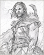 John Carter by Iain McCaig Comic Art