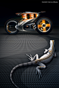 Futuristic motorcycle making of : furious wheels on Behance