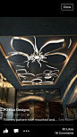 Laser cut ceiling designs: