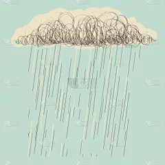 白昼,湿,雨,动物手,积雨云,自然,云,图像,天气,绘制