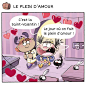 Photo by Fabien Öckto Lambert on February 11, 2022. May be a cartoon of text that says 'LE PLEIN D'AMOUR c'est la Saint-Valentin Le jour où on fait le plein d'amour!'.