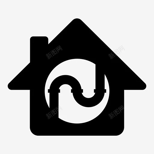 房屋管道排水管管道图标 UI图标 设计图片 免费下载 页面网页 平面电商 创意素材-花瓣网