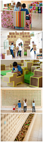 [用再生材料制成的模块化家具] 设计师大里Buchler，她想探索自己内心的创造力，激发孩子们和大人。以这样的方式，鼓励人们重新创造的空间，这是一个不断变化的风景，由它的居民的情绪和想象力来改变。