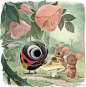 卡通动物的小时候，小史迪仔诶！
作者| ins : sydwiki ​
插画超话#卡通##手绘# 8.27 ​​​​