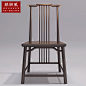 赫纳威 实木新中式餐椅禅意餐厅椅子现代轻奢小户型家装全屋定制