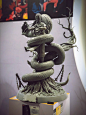 Orochimaru and Gaara , smile _z : I recently participated in the making of the statue of NARUTO ，Orochimaru and Gaara