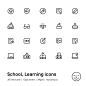 Myicons✨ — School, Learning vector line icons pack by Myicons✨ on Dribbble