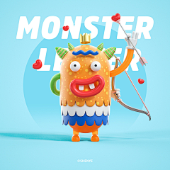 粥粥的摸鱼日常采集到c4d-IP形象