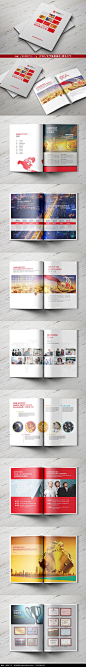 金融画册设计模版_画册设计/书籍/菜谱图片素材