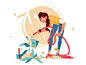 Young woman watering coins investments : Check out more Monaco series illustrations 

Illustration by Mariya Popova for @kit8 
Buy at Kit8.net

Follow us:
Instagram  | Twitter | Facebook