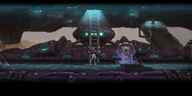 Spaceship of alien, ...