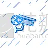 螺丝刀,青绿色,监视器,线条,轮廓,直的,危险,服务,监视