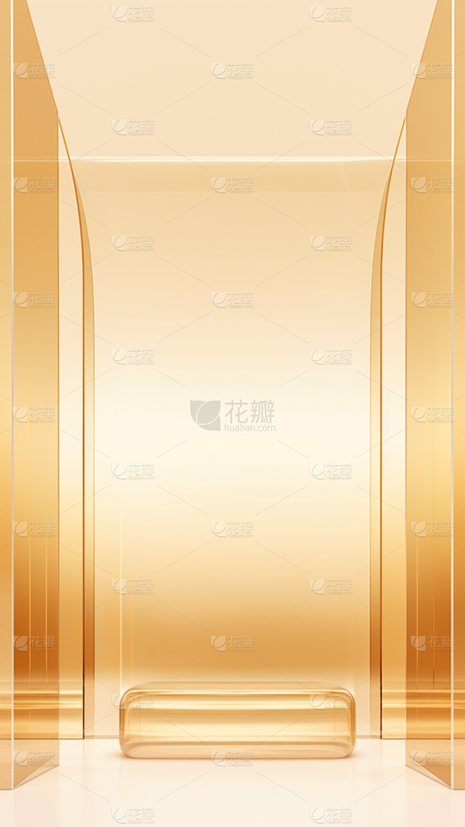 背景通用金色长虹玻璃背景图片素材