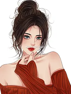 洛洛手绘头像漫画的微博_微博