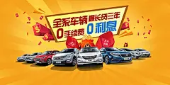 汽车贷款促销海报