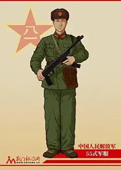 19秒速览人民军队各时期军服，最后一张太燃了！_荆门 :  军服是一个国家军人外在形象的重要体现 经历了从没有统一的军服 图为中国工农红军军服 图为国民革命军八路军（第十八路军）军服 图为“50式”军服 古老的中华民族不会再任…