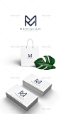 Letter M - Meridian Logo - Letters Logo Templates