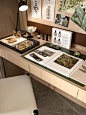 Natural green and log brown collide to spark the decoration art