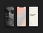 Olly Copper / App design 2 art direction app web design ux ui