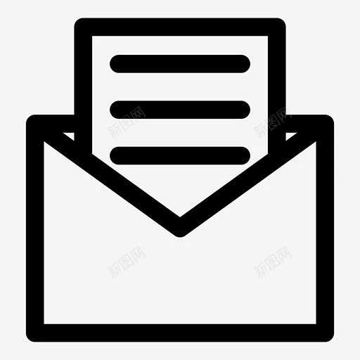 信件文件电子邮件图标 设计图片 免费下载 页面网页 平面电商 创意素材-花瓣网