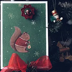 Nina Stajner 清新安静的手绘插画 花 自然 童话 清新 涂色书 手绘 唯美 动物 儿童插画 