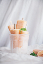 Cantaloupe Popsicles