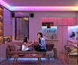 Govee RGBIC Wi-Fi+Bluetooth LED Strip Lights : Decorate your indoor decor with our high-quality light strips that are sure to fill any room with vibrant color.