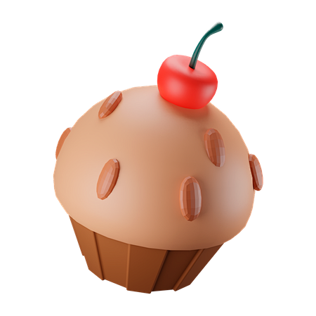 Cupcake 3D Illustrat...