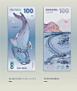 平面设计师和插画师 Gilda Martini 和 Gabriela Lubiano 为阿根廷货币——比索（Pesos）做了一套全新的设计方案。新设计的灵感来自于生物的多样性，票面正面是动物，背面则是动物们居住的风景。他们以这种伟大的方式向这个美丽的南美国家致敬。 O网页链接 ​​​​