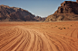 Tyre-tracks-wadi-rum-desert-Explore-by-jeep-4x4-four-wheel-drive-jordan